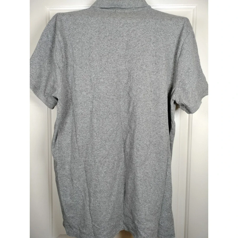 Polo Ralph Lauren Men's Custom Slim Fit Polo Shirt Gray Big Pony #3 Size XL